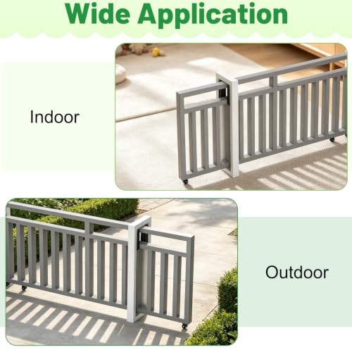 2 Pack 6" Sliding Gate Roller Guide with C-Sliding Gate Bracket - Image 6