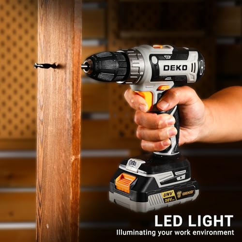 Power Drill Cordless: DEKOPRO Cordless Drill 20V Electric - Image 3