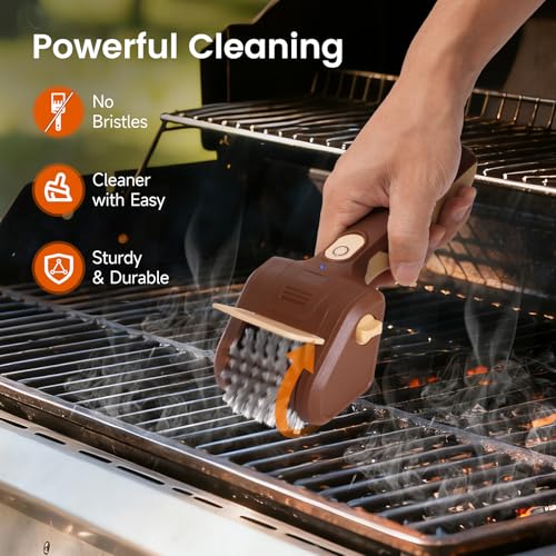 Electric Grill Brush, Cordless Rechargeable BBQ Cleaner with 700 - Image 3