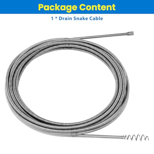 21338 Auto-Spin Replacement Cable for Ridgid - 1/4" x 30' - Image 8