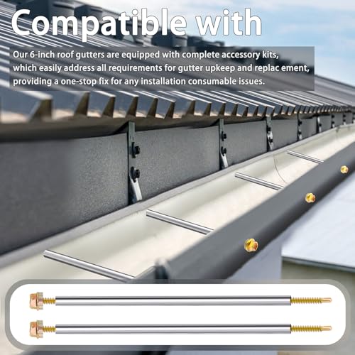 50 Pack 8 Inch Gutter Screws with 304 Stainless Steel | Home Repair - Image 5