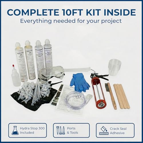 10ft Peel-Off Paste Foundation Crack Repair Kit, Hydra | Home Repair - Image 7