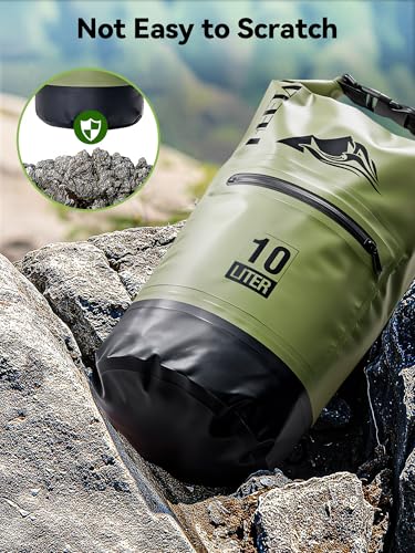 HEETA Waterproof Dry Bag Backpack with Zippered Pocket - Image 7