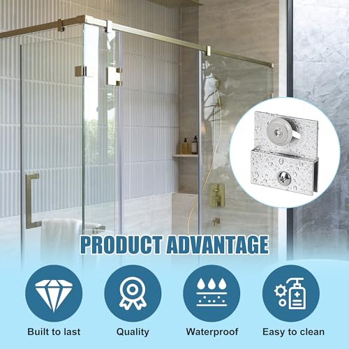 4 Pcs Shower Door Rollers,M 6054 Sliding Glass Door - Image 6