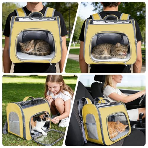 Airline Approved Cat Soft-Sided Carrier Backpack Up to 12 - Image 8