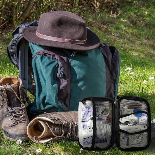 First Aid Kit 277PCS Car Home Camping Essentials Black - Image 4