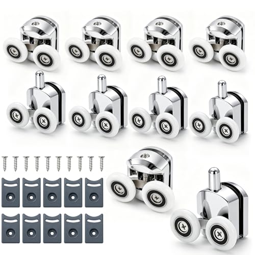 Covzoe 10 Pieces Shower Door Rollers Replacement Set, 23mm - Image 2