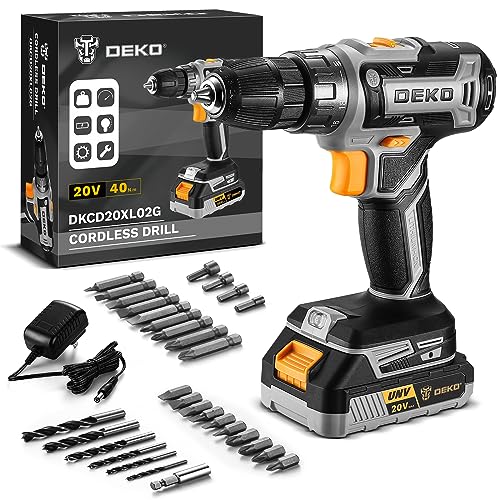 Power Drill Cordless: DEKOPRO Cordless Drill 20V Electric - Image 2