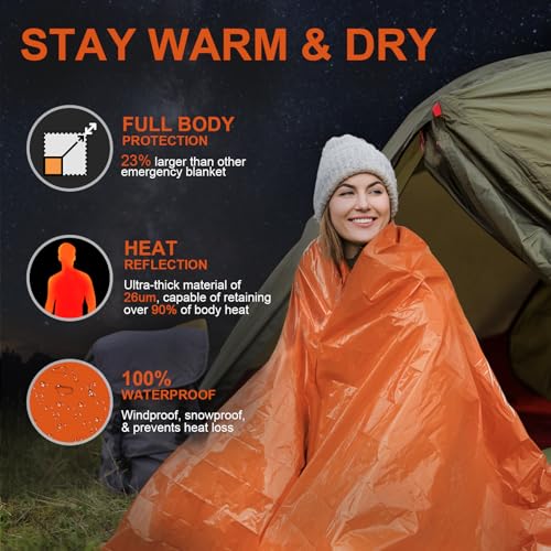 Emergency Blankets for Survival 3 Pack - Image 4