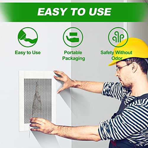 Drywall Repair Patch Kit, 13-Piece Self-Adhesive Aluminum - Image 4