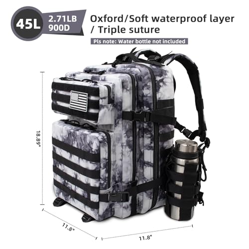 45L Large Tactical Military Backpack for Women and Men - Image 4