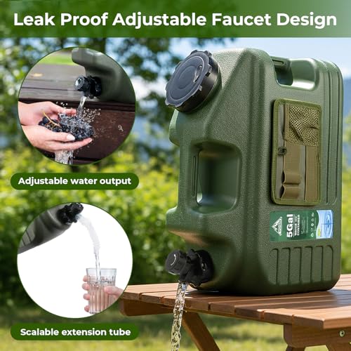 5 Gallon Water Jug with Pump, Camping Water Container - Image 4