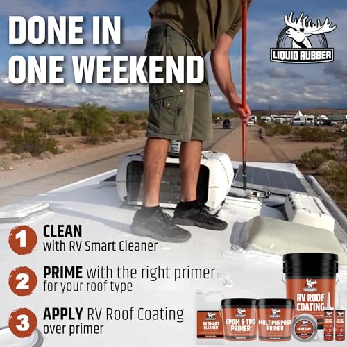 Liquid Rubber RV Roof Sealant & Coating - Small Repair Kit - Image 6