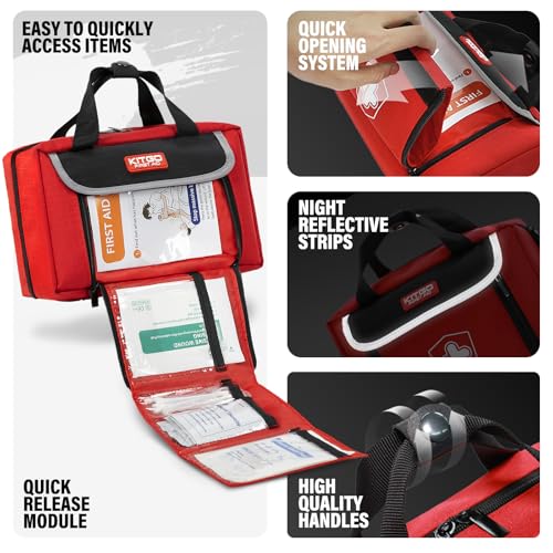 First Aid Kit - Waterproof Compact Small Emergency Medical - Image 4