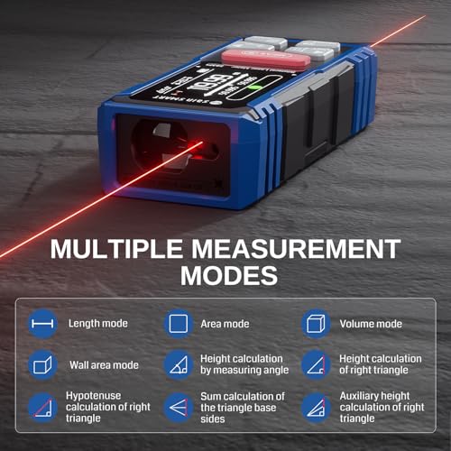 SainSmart Dual Laser Measuring Tool, 393Ft Red Bilateral - Image 4