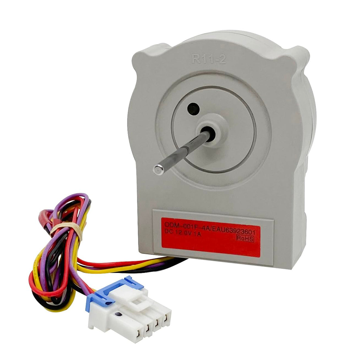 EAU63923601 Refrigerator Condenser Fan Motor for LG, Haier - Image 1