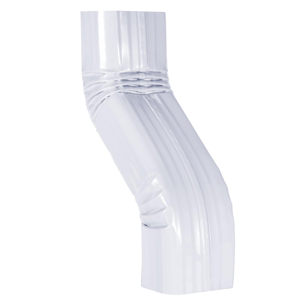 Downspout Leader Downspout Offset 2x3 White Style A (Offset 3") - Image 1