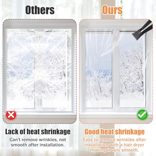 62×236in Window Insulation Kit for Winter- Thicken Indoor - Image 4