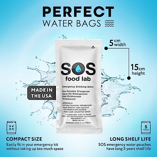 S.O.S Emergency Drinking Water – 62 Packets (4.22 oz Each) - Image 7