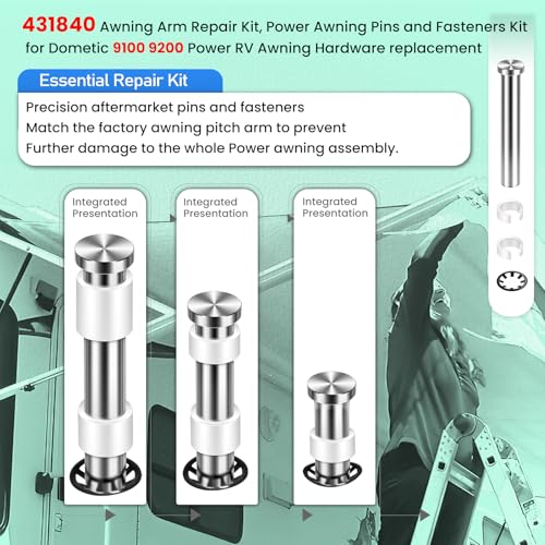 Power Awning Arm Repair Pin Kit Fits for Power Rv Camper | Home Repair - Image 7