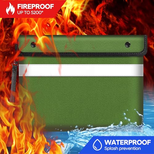 Fireproof Bag Dual Reflective Strips, Waterproof Zipper - Image 4