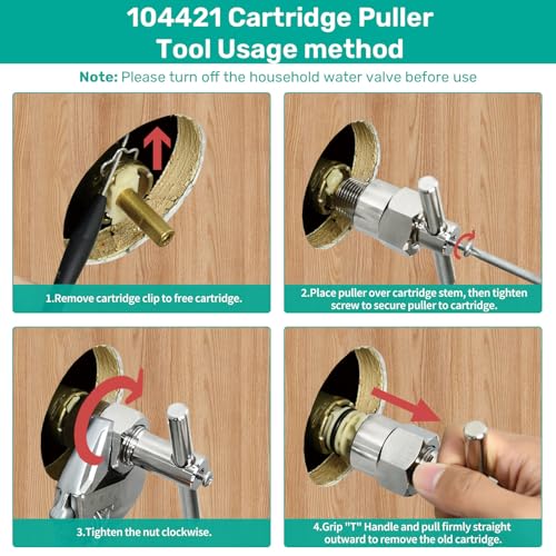 1222 Replacement Cartridge Kit for Moen One Handle Posi - Image 6