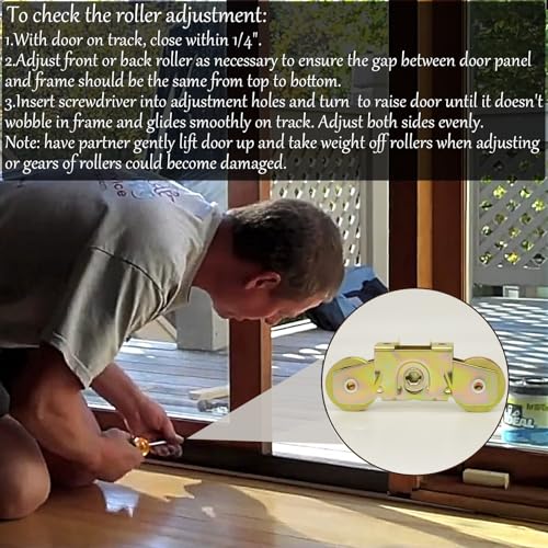 Andersen Patio Sliding Door Tandem Roller Assembly - Image 7