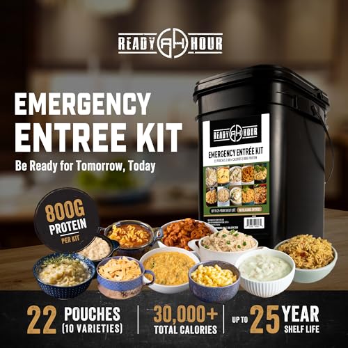 Ready Hour 120 Serving Entree Bucket-Freeze Dried | Home Organization - Image 4