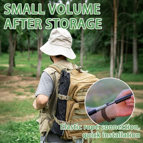 Portable Camping Lantern Pole, Foldable Lamp Hanger, 55.1 inches - Image 6