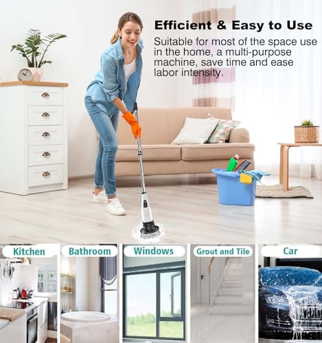 Electric Spin Scrubber Scrub Brush, Rechargeable Cleaning - Image 3