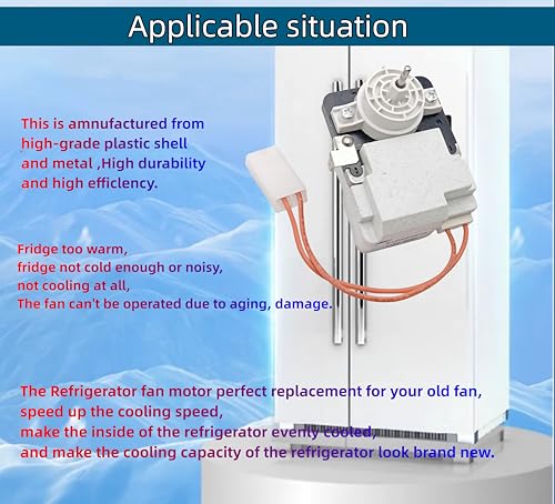 W10464673 Refrigerator Evaporator Fan Motor Compatible - Image 6