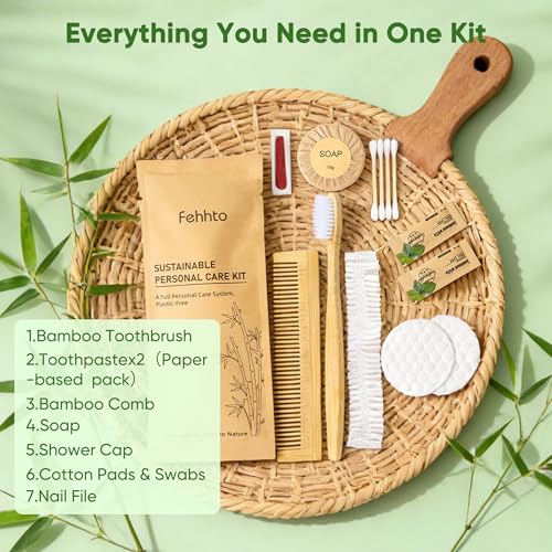 Personal Hygiene Kit Bulk 25 Sets, Travel Size Toiletry - Image 8