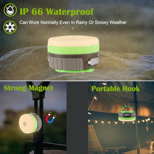 LED Camping Lighting Fixture, Rechargeable Portable, Magnetic - Image 6