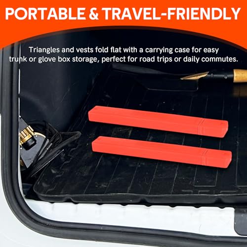 MYFULLY 2-Pack Emergency Warning Triangle with Reflective Safety - Image 6