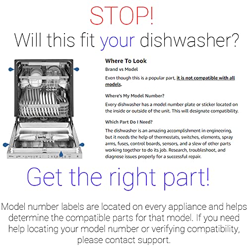 Supplying Demand W11412291 W11035709 Dishwasher Drain Pump - Image 5