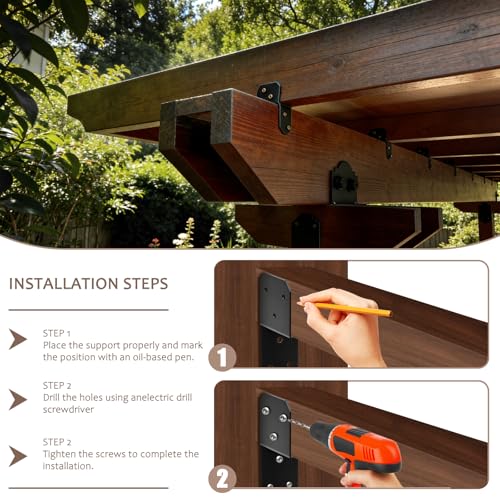 Joist Anchor Connector 2x4 Joist Hanger Bracket Tie - Image 4