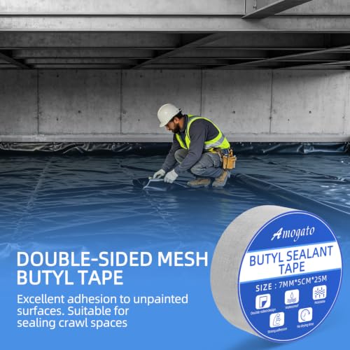 Double Sided Butyl Sealant Tape, 2" x 82' - 28 Mil Thick | Home Repair - Image 6