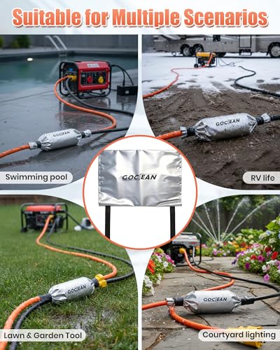Waterproof Extension Cord Connection Cover, RV Outdoor Extension - Image 7