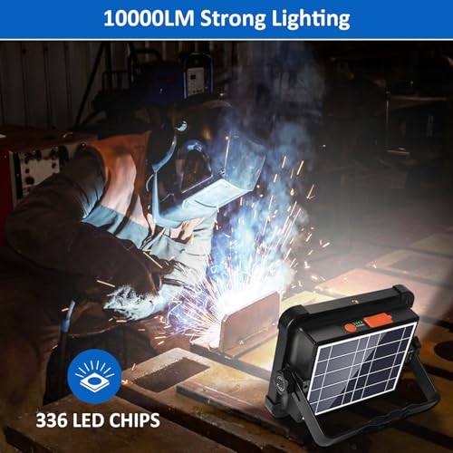 MASMEJOR Rechargeable Work Light Solar, 10000LM - Image 4