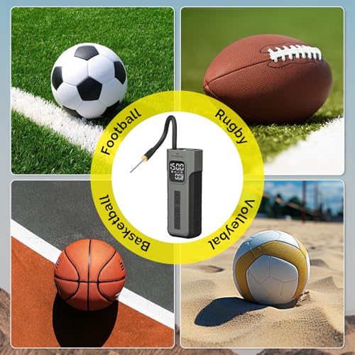 Mini Bike Tire Pump,150PSI Electric Bicycle Pump with Digital - Image 5