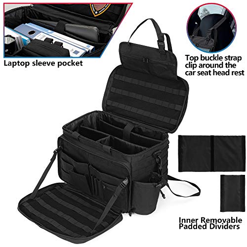 Trunab Patrol Bag Police Gear Car Front Seat Organizer - Image 4