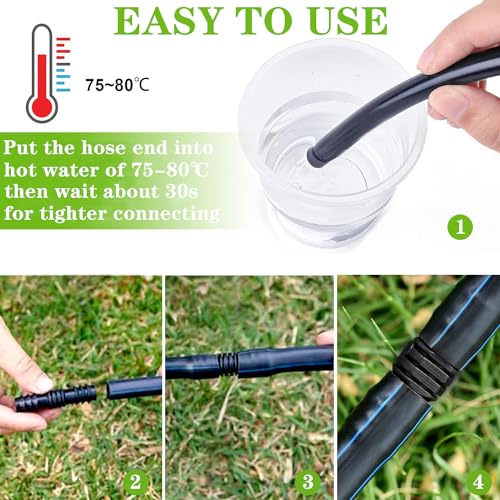 20 PCS Drip Irrigation Fittings Kits Barbed Coupling Connectors - Image 6