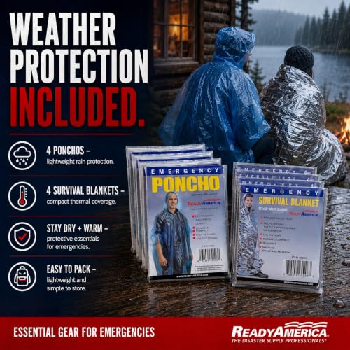 Ready America 72 Hour Deluxe Emergency Kit, 4-Person 3-Day - Image 7