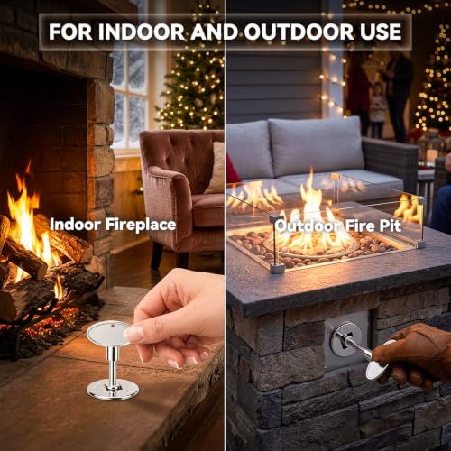 Onlyfire 1/2 Inch Straight Gas Key Valve Kit for Fire Pit - Image 5