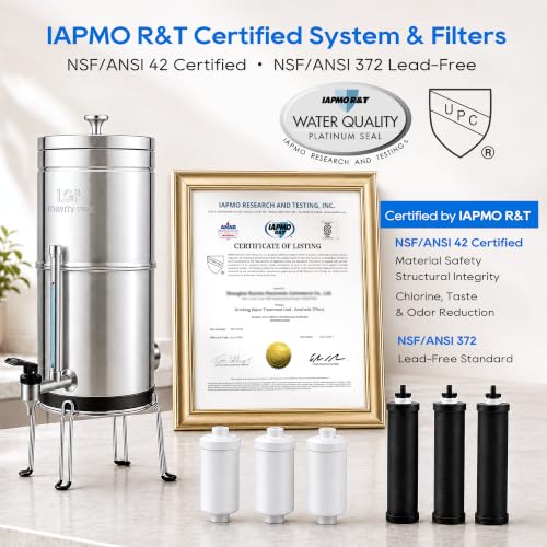LCF UV-C Gravity Water Filter System, NSF/ANSI 42 Certified - Image 4