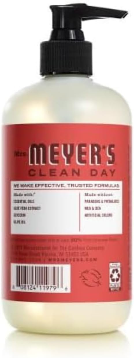 Mrs. MEYER'S Clean Day Tomato Vine Scent Variety Pack, Liquid Hand Soap 12.5 OZ, Liquid Dish Soap 16 OZ, Multi-Surface Cleaner 16 OZ, Room Freshener 8 OZ, 1 CT