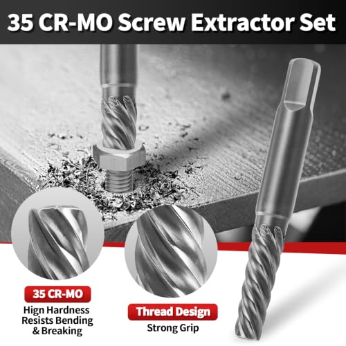 15Pcs Screw Extractor Set and Left Hand Drill Bit Set - Image 6