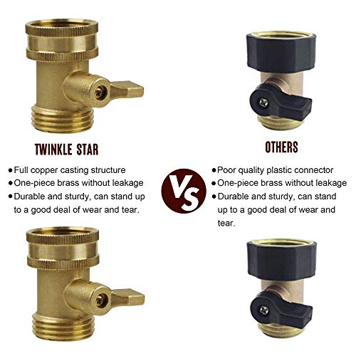Twinkle Star 3/4 Inch Water Hose Shut Off Valve 2 Pack - Image 6