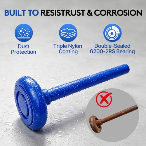 2" Nylon Garage Door Rollers 10 Pack, Garage Door Wheels - Image 7