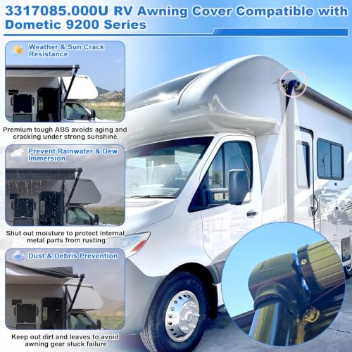 3317085.000U RV Awning Motor Cover Kit Replacement for Dometic - Image 6